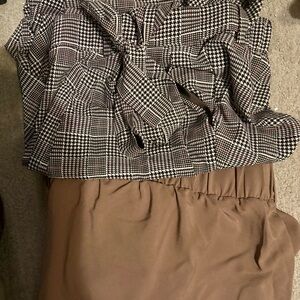 179- bundle #2 Torrid pants with matching tie belt Cropped Pants